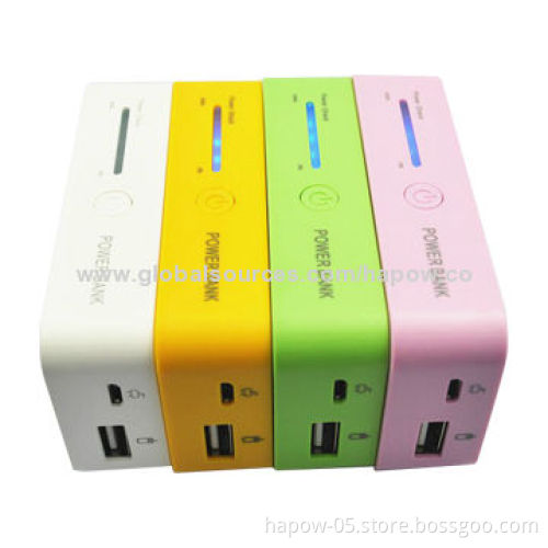 Promotional gift high quality OEM rectangle universal power bank